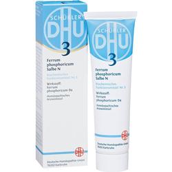Eine blaue und weiße Salbenverpackung steht neben einer Tube mit gleichem Design.
